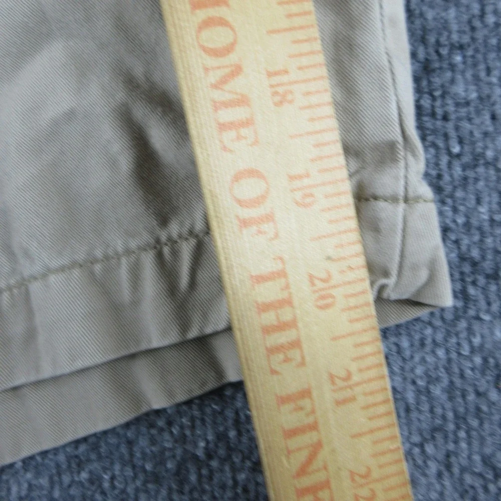 Polo Ralph Lauren Tyler Shorts Men 40 Beige Chink Pleated 9 Inseam Cotton Preppy